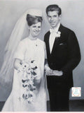 F&S Gift Store Wedding Custom Oil Painting from Old Vintage Photo. Custom Hand Painting. Vintage wedding. Custom Commission art. Restoration to Painting