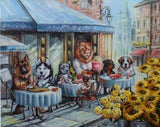F&S Gift Store Custom dog portrait painting Custom pet portrait custom Oil painting pet portrait dog painting Commission painting animal painting custom