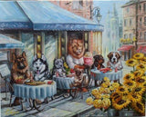 F&S Gift Store Custom dog portrait painting Custom pet portrait custom Oil painting pet portrait dog painting Commission painting animal painting custom