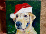 F&S Gift Store Dog oil painting custom Colorful dog on canvas Pet portrait from photo Personalized painting Dog impasto art From photo to painting Dog art