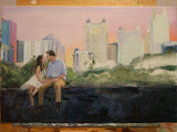 Personalized Oil Painting From Photos, handcraft art on Canvas-Show Case ABI100620-36