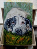 F&S Gift Store CUSTOM DOG PAINTING dog painting on canvas custom dog portrait dog mom Custom pet painting pet memorial animal portrait svetlanamatevosjan