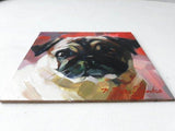 F&S Gift Store French Bulldog art portrait from photo Pug art gifts portrait oil painting Custom pet portrait Collectible memorial animal dog artwork