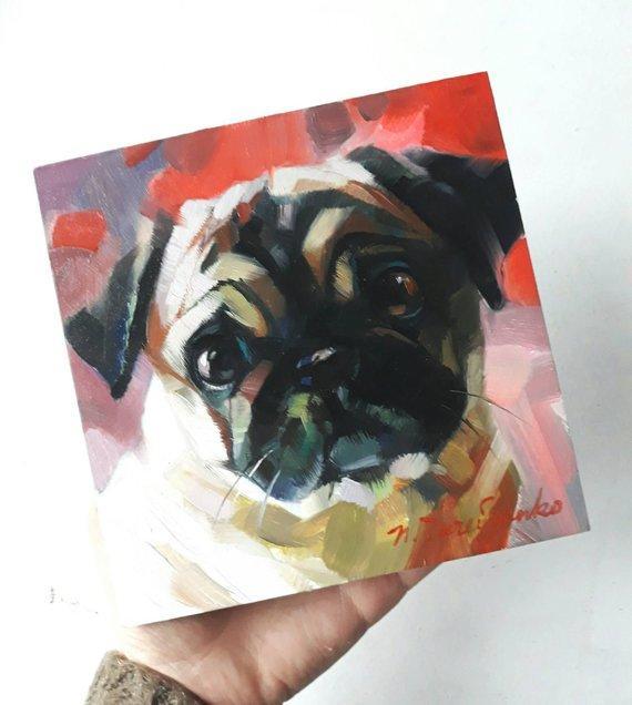 Personalized Oil Painting From Photos, handcraft art on Canvas-Show Case EDG101791-12