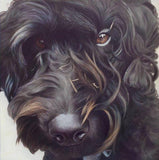 F&S Gift Store Pet Portrait - Oil Painting - Pet Painting - DOG PORTRAIT - Custom Portrait - Labradoodle Painting - Unique Gift