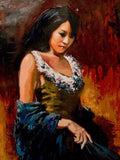 Personalized Oil Painting From Photos, handcraft art on Canvas-Show Case KIR102181-48