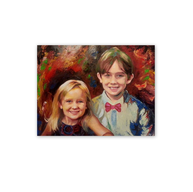 Personalized Oil Painting From Photos, handcraft art on Canvas-Show Case ODS102392-12