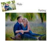 Personalized Oil Painting From Photos, handcraft art on Canvas-Show Case CFK100244-12