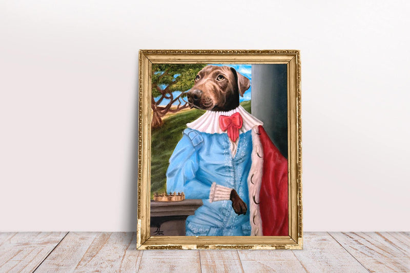 F&S Gift Store Custom Pet Portrait, Custom Portrait, Oil Painting, Pet Memorial, Pet Loss Gifts, Dog Portrait, Dog Painting, Original Painting, dog art