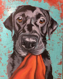 F&S Gift Store Custom Pet Portrait Oil Painting