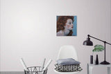 F&S Gift Store Portrait painting // red head portrait // custom oil portrait // pretty girl portrait // portrait of a girl // red head girl