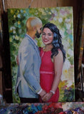 F&S Gift Store Oil painting portrait Custom portrait Family portrait Child Custom Painting Wedding Portrait From Photo