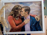 Personalized Oil Painting From Photos, handcraft art on Canvas-Show Case OJC102050-20