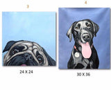 Personalized Oil Painting From Photos, handcraft art on Canvas-Show Case ELG100330-24