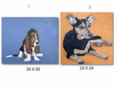 Personalized Oil Painting From Photos, handcraft art on Canvas-Show Case ELG100330-24