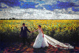 Personalized Oil Painting From Photos, handcraft art on Canvas-Show Case NAD101965-48