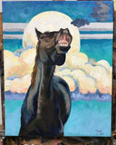 F&S Gift Store Custom Portrait Oil Painting - Personalized family portrait, pet portrait, canvas painting, art from photo