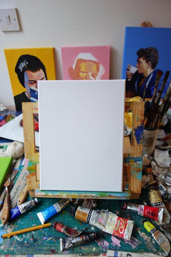 F&S Gift Store Personalised Oil on Canvas Painting from photo, Custom Oil Portrait, Painting Portrait, Unique Art Gift, Bespoke, Personalized present