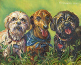 Personalized Oil Painting From Photos, handcraft art on Canvas-Show Case SPM100678-20