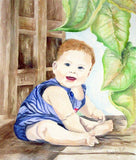 Personalized Oil Painting From Photos, handcraft art on Canvas-Show Case RRI101014-12