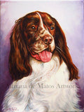 F&S Gift Store Custom Pet Portrait - Dog Portrait - Dog & Cat Oil Painting - Pet Gift - Dog Lovers Gift - Pet Loss Gift - Pet Owners Gift - Dog Memorial