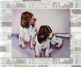 F&S Gift Store Pet Portraits from Photo - Double Portrait Option - Portrait Commission - Custom Art -Original Oil Painting - Dog & Cat Painting - Pet Gifts