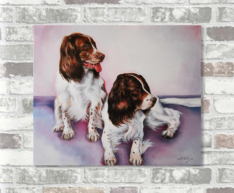 Personalized Oil Painting From Photos, handcraft art on Canvas-Show Case RAF102317-12