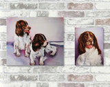 Personalized Oil Painting From Photos, handcraft art on Canvas-Show Case RAF102317-12