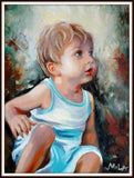 F&S Gift Store Portrait Oil Canvas Painting - Custom Child / Family / Wedding Portrait - Portrait from photo Original Painting