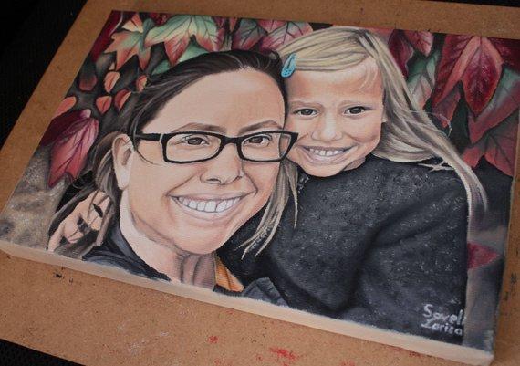 Personalized Oil Painting From Photos, handcraft art on Canvas-Show Case NJM102145-20