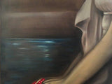 F&S Gift Store Persephone Oil Painting ORIGINAL 24" x 36" Hand Painted
