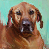 F&S Gift Store Pet oil painting, Dog oil portrait, Dog artwork , Custom oil painting, Pet memorial picture, Original Art