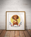 F&S Gift Store Dog Portrait From Photo Pet Portrait Dog Painting Custom Dog Art Dog Lover Gift Mother Day Digital Art Oil Painting Watercolor Art Print