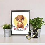 F&S Gift Store Dog Portrait From Photo Pet Portrait Dog Painting Custom Dog Art Dog Lover Gift Mother Day Digital Art Oil Painting Watercolor Art Print