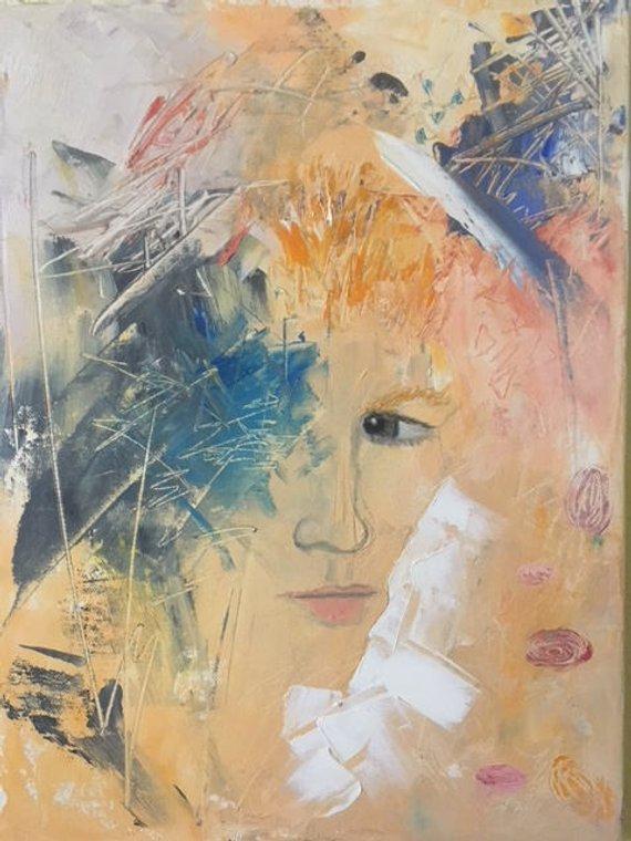 Personalized Oil Painting From Photos, handcraft art on Canvas-Show Case AFO100284-48