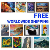 Personalized Oil Painting From Photos, handcraft art on Canvas-Show Case ICN100481-12