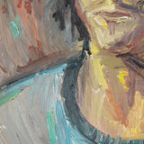 F&S Gift Store Contemprary painting "Portrait of a man" , original art, FREE SHIPPING