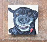F&S Gift Store Black Labrador painting, Pet portrait, Custom Portrait, Cat portrait, Pet painting, Custom pet portrait, Memorial art, Personalized gift