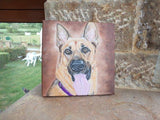 F&S Gift Store German shepherd, Custom portrait, Dog Portrait, Cat portrait, Pet painting, Home decor, Bedroom decor, Personalized gift, Unique gift