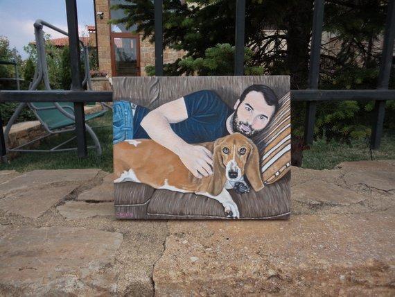 Personalized Oil Painting From Photos, handcraft art on Canvas-Show Case OFI101970-36