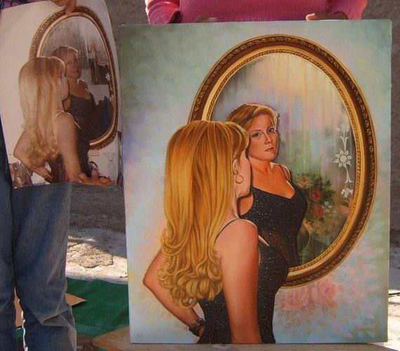 Personalized Oil Painting From Photos, handcraft art on Canvas-Show Case IRK101543-48