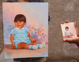 Personalized Oil Painting From Photos, handcraft art on Canvas-Show Case IRK101543-48