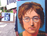 F&S Gift Store Custom portrait Self portrait painting oil on canvas Mexican art