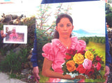 F&S Gift Store Custom portrait Self portrait painting oil on canvas Mexican art