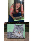 Personalized Oil Painting From Photos, handcraft art on Canvas-Show Case GIF102253-20