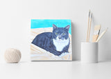 F&S Gift Store Pet portrait Cat art Custom portrait Custom pet portrait Custom pet painting Custom animal painting Custom dog portrait Unique gifts