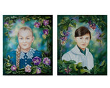 Personalized Oil Painting From Photos, handcraft art on Canvas-Show Case LRE101483-20