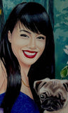 Personalized Oil Painting From Photos, handcraft art on Canvas-Show Case LRE101483-20