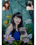 Personalized Oil Painting From Photos, handcraft art on Canvas-Show Case LRE101483-20