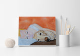 F&S Gift Store Girl with dog painting, Custom Portrait, Pet painting, Couple painting, Birthday gift, Memorial art, Custom dog portrait, Unique gifts